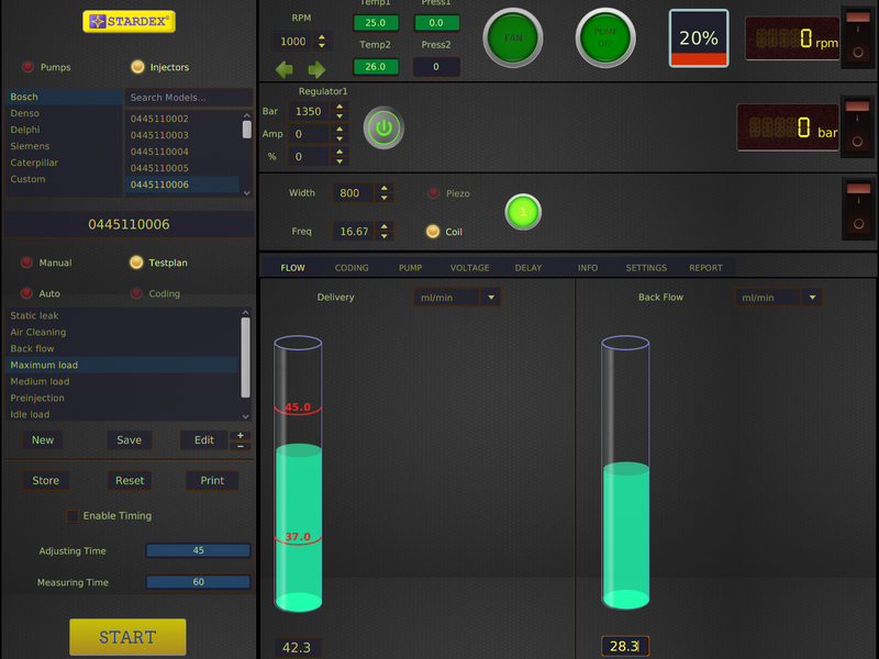 stardex diesel test equipment